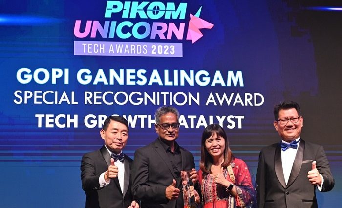 PIKOM honours MDECâs Gopi Ganesalingam for championing tech growth