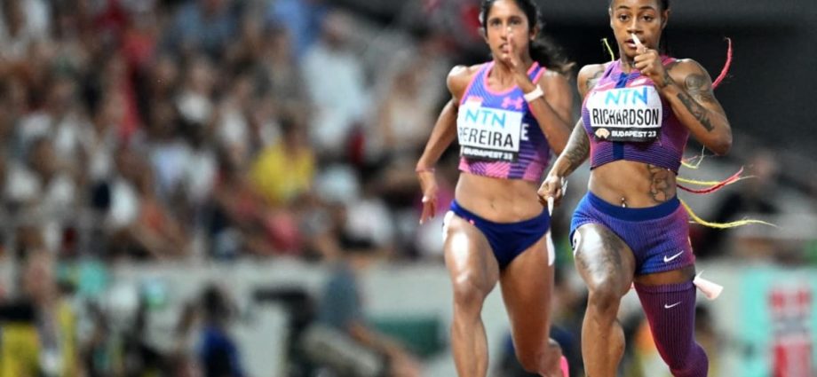 Shanti Pereira finishes sixth in 200m semis heat, misses out on World Athletics Championships finals