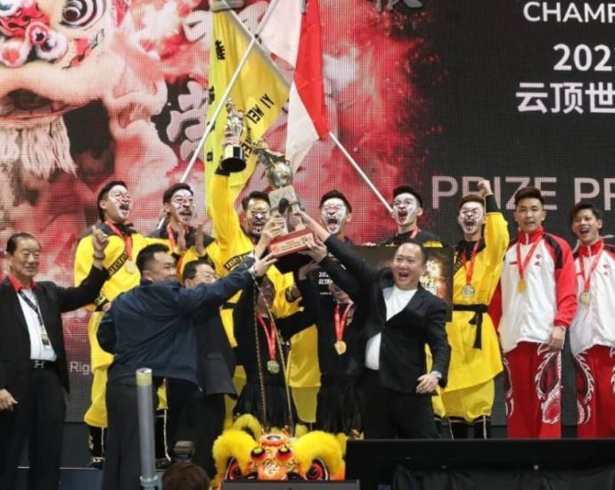 Singapore lion dance troupe clinches gold at Genting championship, breaking Malaysia's 13-year winning streak