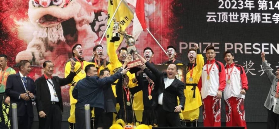 Singapore lion dance troupe clinches gold at Genting championship, breaking Malaysia's 13-year winning streak