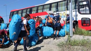 South Korea: 1,000 buses evacuate scouts from disaster-hit World Jamboree