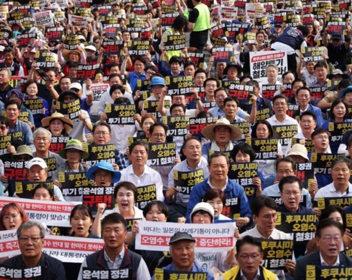 South Korean protesters call for government action on Fukushima water