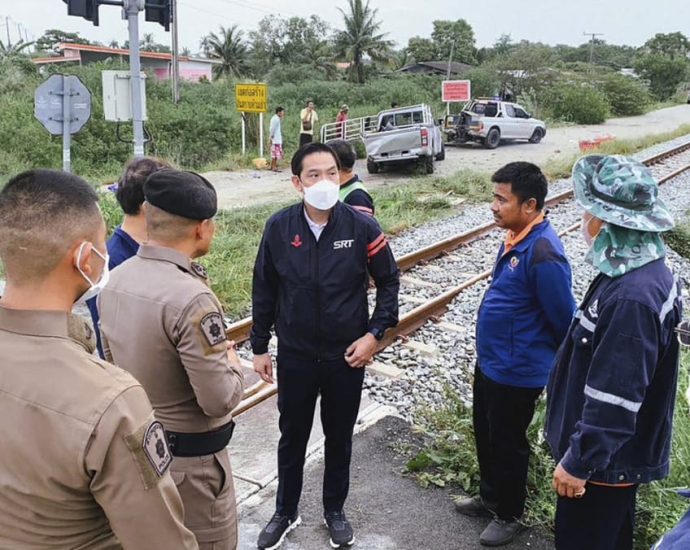 Thai freight train hits truck, killing eight