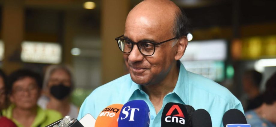 Tharman urges candidates to avoid politicising Presidential Election after opposition members endorse Tan Kin Lian