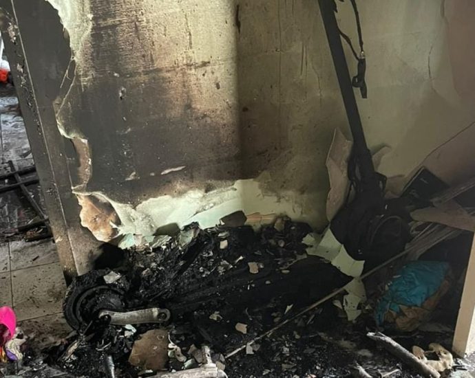 Three children taken to hospital after fire breaks out in Redhill flat