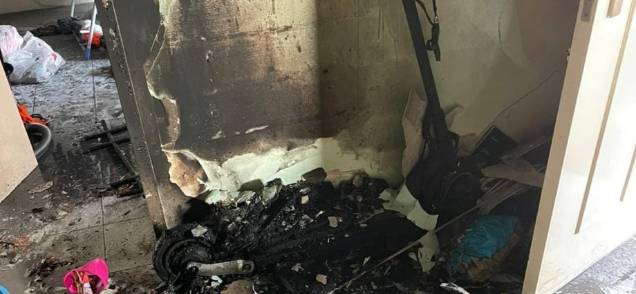 Three children taken to hospital after fire breaks out in Redhill flat