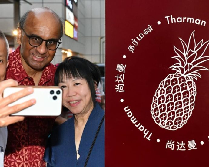 'We did consider durian as well': Tharman on using the pineapple as his presidential campaign logo