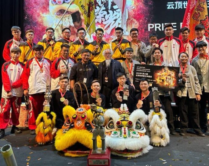 We train in car parks: Lion dance troupe that snatched the gold from Malaysia hopes for more sponsors, members