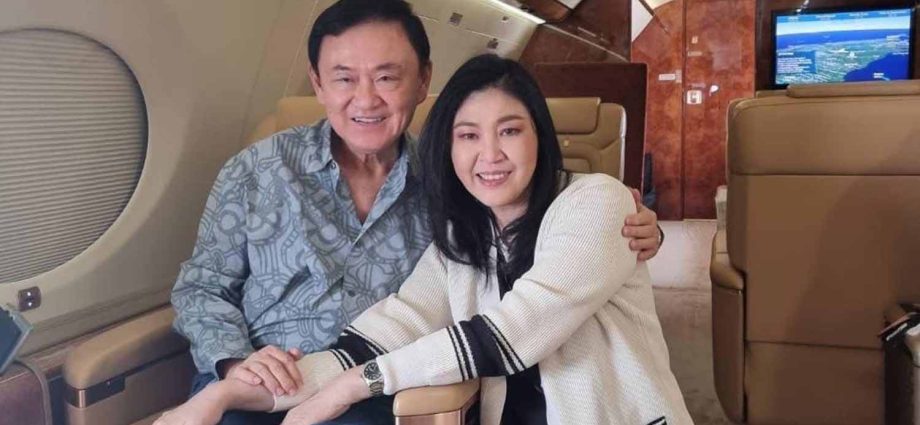 Yingluck wishes Thaksin happiness