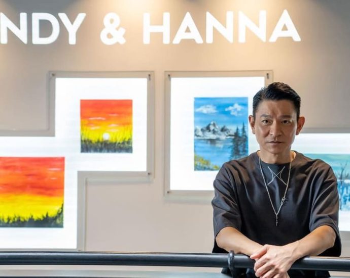 Andy Lau proudly shows 11-year-old daughter's paintings in exhibition, says she's 'more creative than me'