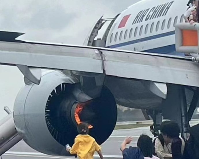 Changi Airport temporarily closes runway after Air China flight catches fire