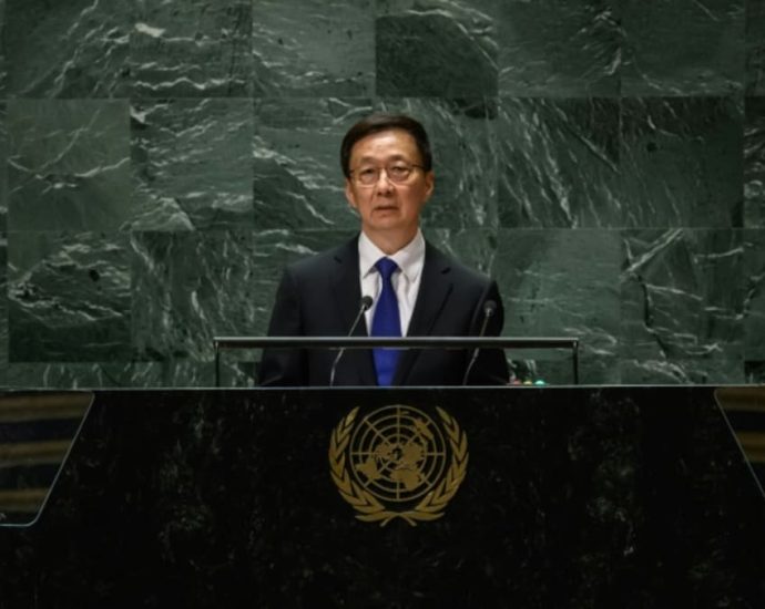 China VP Han Zheng warns at UN of 'strong will' on Taiwan