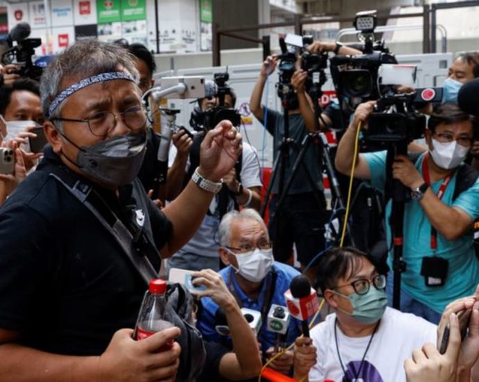 Head of Hong Kong journalists’ group sentenced to jail for obstructing police