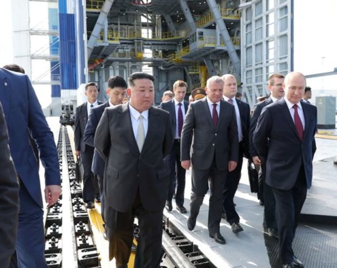 Kim Jong Un visits aeronautics factory in Russia’s far east