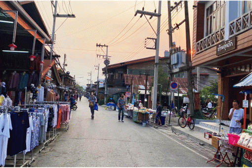 Loei tourist district gets a safety makeover