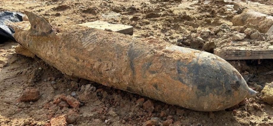 Singapore army to carry out ‘controlled disposal’ of 100kg WWII bomb found at construction site