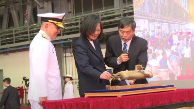 Taiwan builds first submarine, with Western support