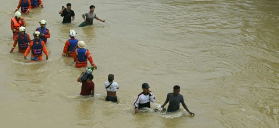 14,000 displaced in Myanmar after record rain sparks floods