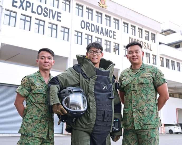 A 'certain kind of courage' needed: A look at SAF's selection process, training for its bomb disposal experts