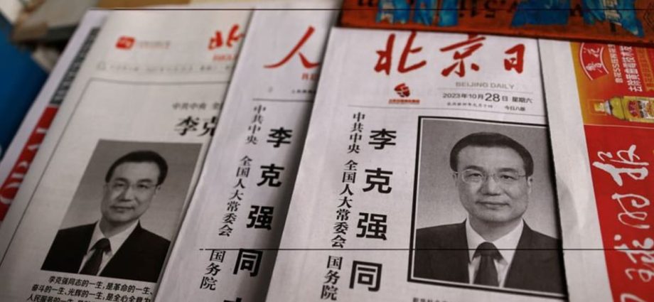 China to cremate 'outstanding' leader Li Keqiang on Thursday