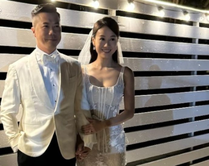 Former TVB actress Jacqueline Wong marries musician Lai Man Wang in intimate ceremony