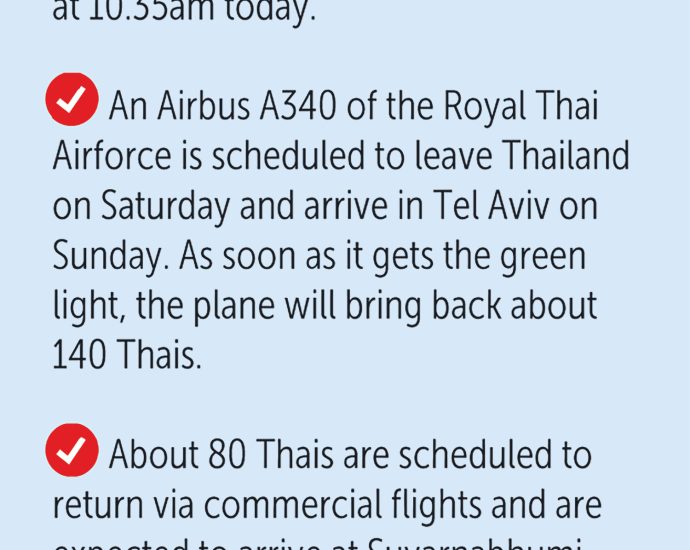 Israel conflict claims lives of more Thais