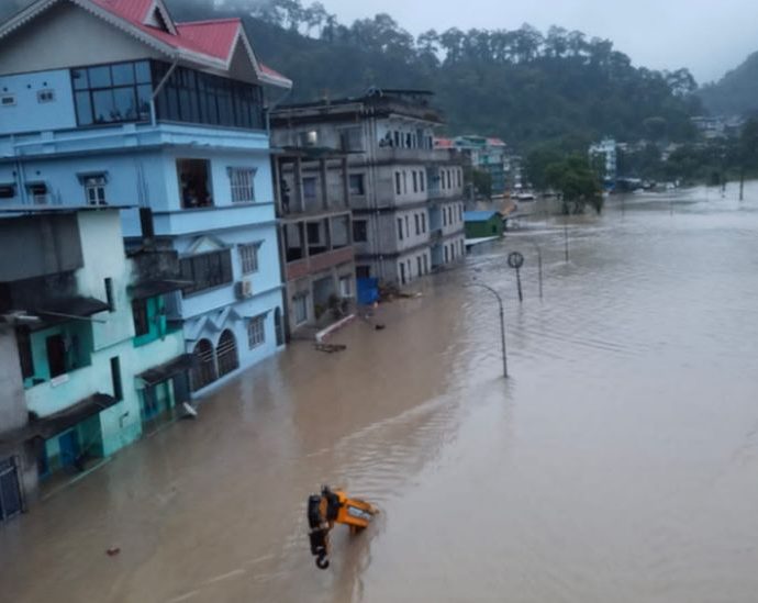 Sikkim cloud burst: At least 23 Indian troops missing after flash floods