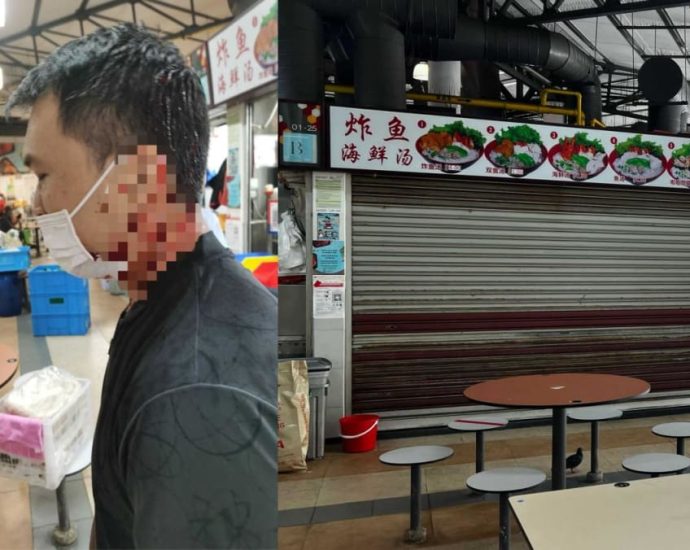 Tanglin Halt fish soup stall owner gets jail after attacking rival, fracturing his skull, hand and wrist