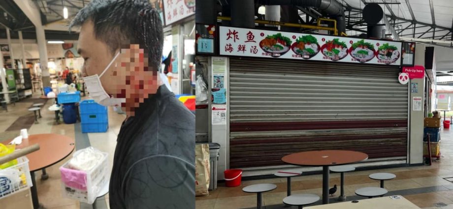 Tanglin Halt fish soup stall owner gets jail after attacking rival, fracturing his skull, hand and wrist