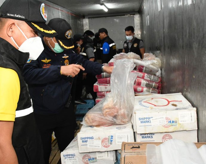 5,100kg meat impounded in Chon Buri