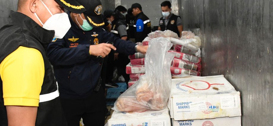 5,100kg meat impounded in Chon Buri