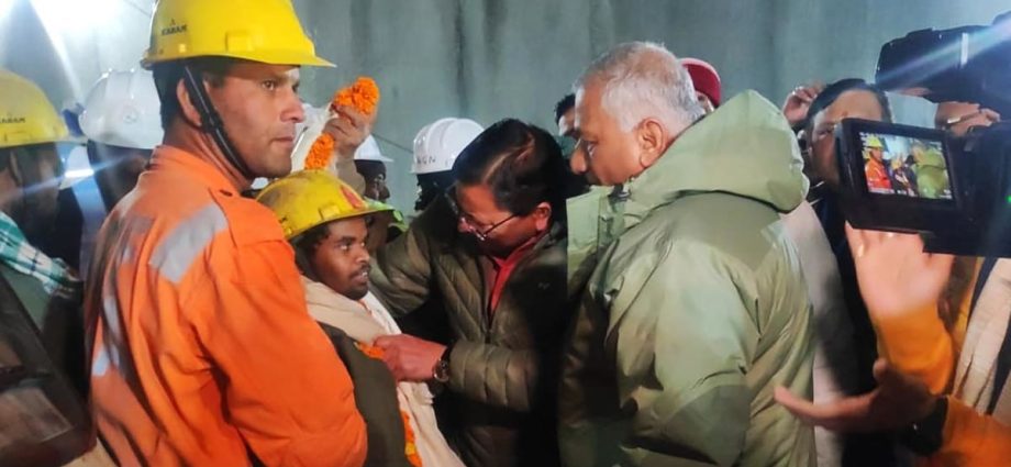 All 41 Indian workers trapped in tunnel for 17 days rescued: Minister