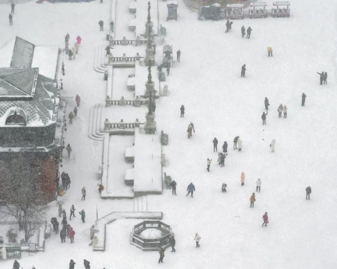 Blizzards in China’s northeast ground flights, force school closures