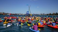 Climate protest: More than 100 arrested at world’s largest coal port