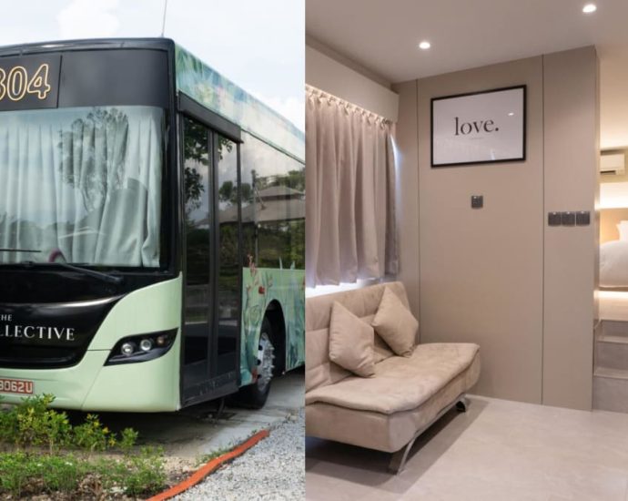 Fancy staying in a bus? The Bus Collective at Changi Village offers 20 suites made from repurposed buses
