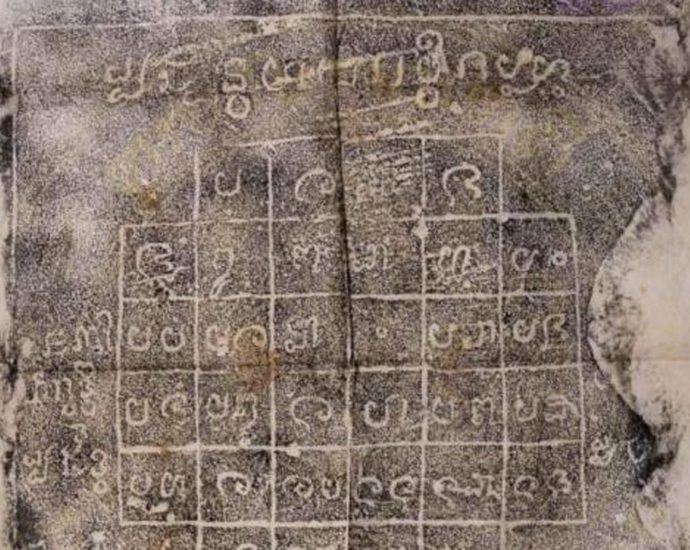 Inscribed stone rediscovered in Chiang Mai