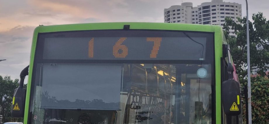 LTA reverses cancellation of service 167; buses will run at 30-minute intervals