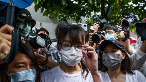 Agnes Chow: Fugitive activist says Hong Kong is now a ‘place of fear’