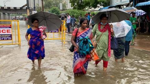 Cyclone Michaung: Heavy rains batter India's southern coast