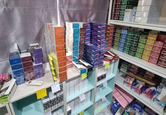 E-cigarette distributor arrested