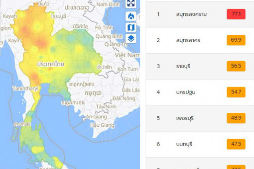 Hazardous smog moves to North, West