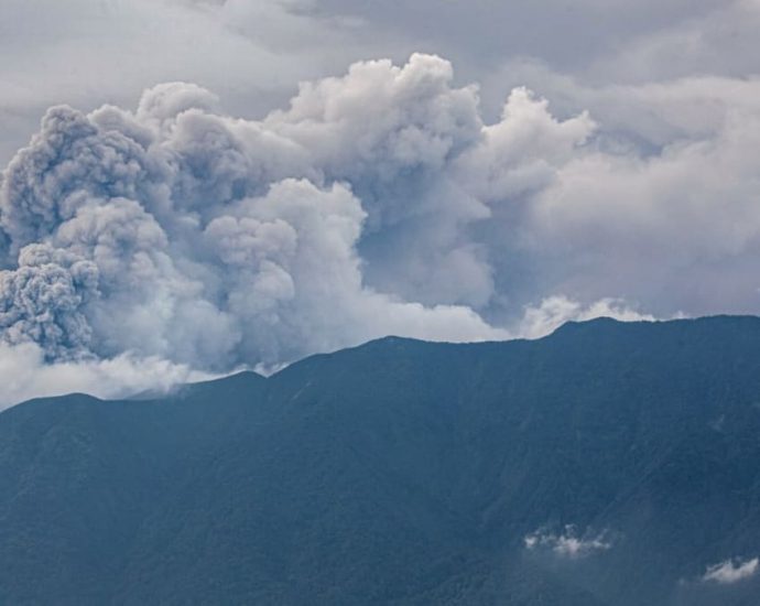 Hikers evacuated as Indonesia's Marapi volcano spews ash tower