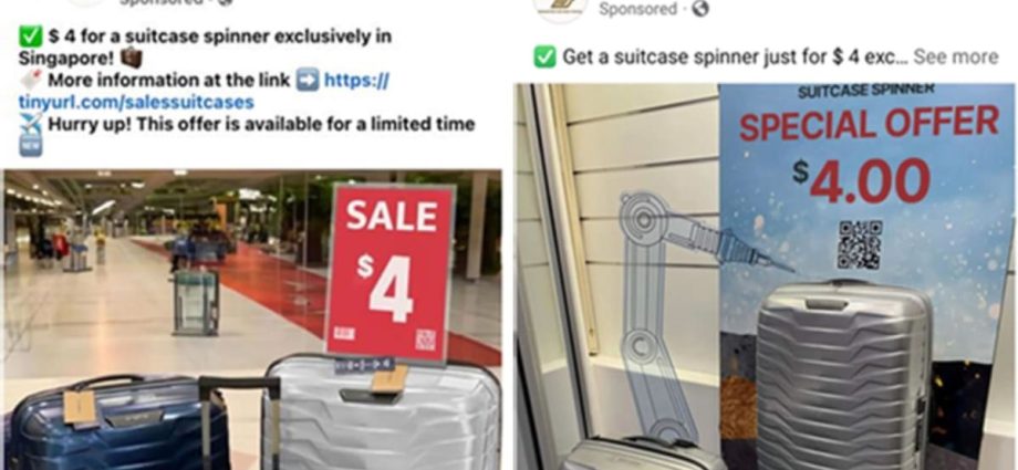 Police warn of new luggage ad phishing scams using SIA logo
