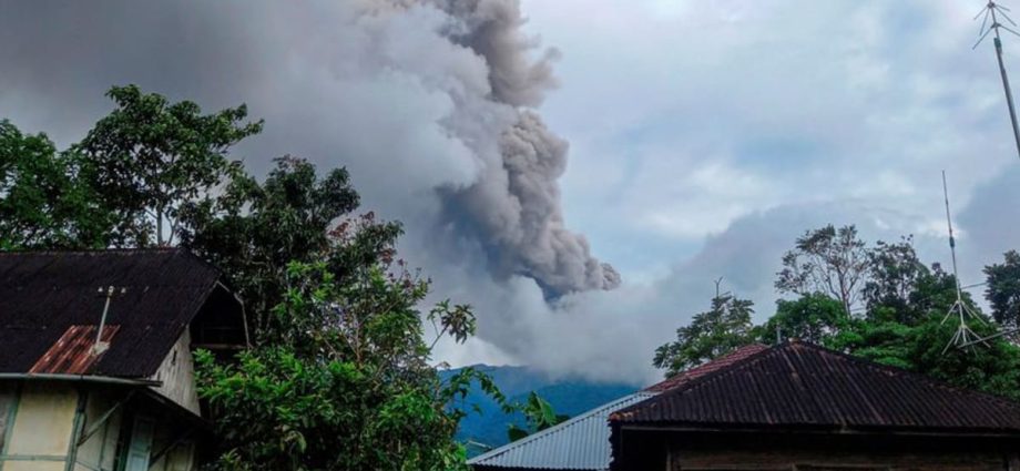 Rescue mission continues as Indonesia volcano erupts, 12 still missing