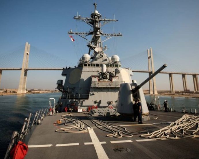 US warship shoots drones after Houthi attack on commercial vessels