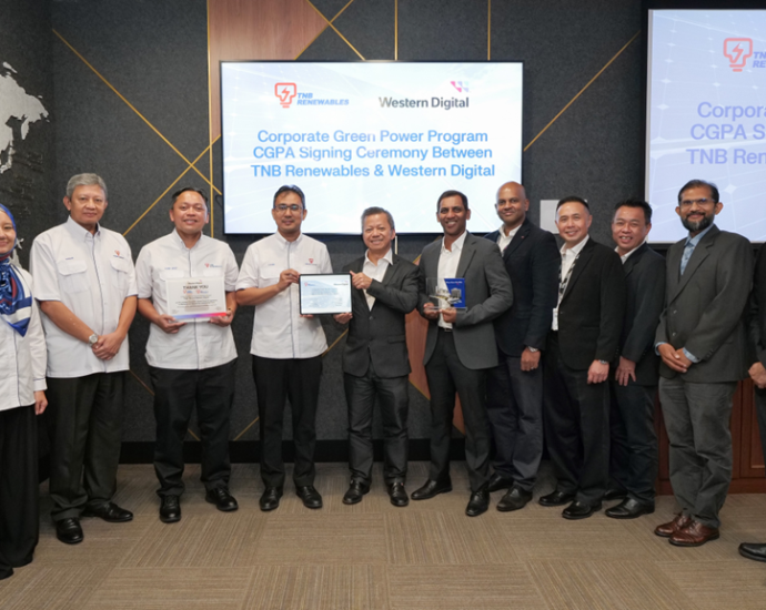 Western Digital partners with Tenaga Nasional to integrate renewable energy within its Malaysia operations