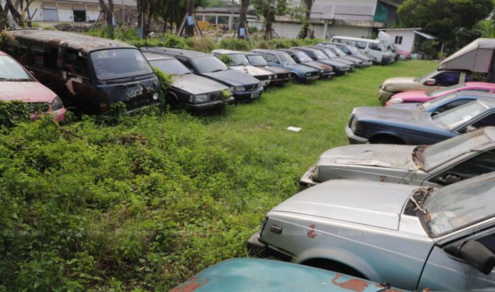 203 abandoned cars removed from Bangkok roads