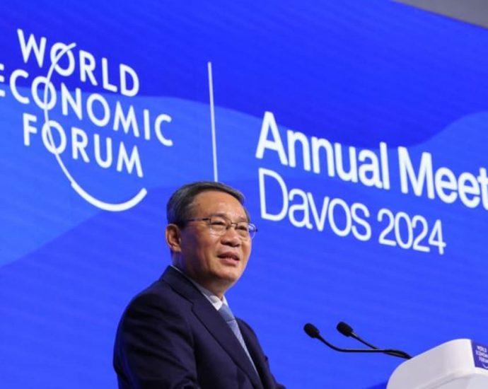 At Davos, Chinese premier takes aim at ‘discriminatory’ trade barriers