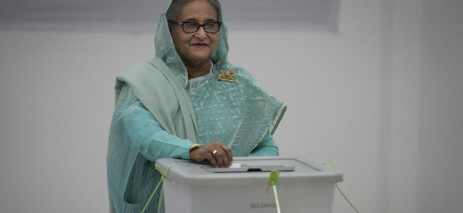 Bangladesh’s Hasina celebrates ‘absolute victory’ after polls without opposition