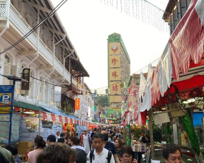 Chinese New Year bazaar begins in Chinatown, visitors advised to check crowd levels